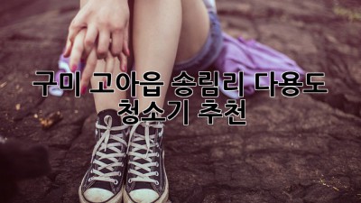 구미 고아읍 송림리 다용도 청소기 추천! ✨